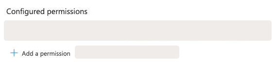 Adding API permissions